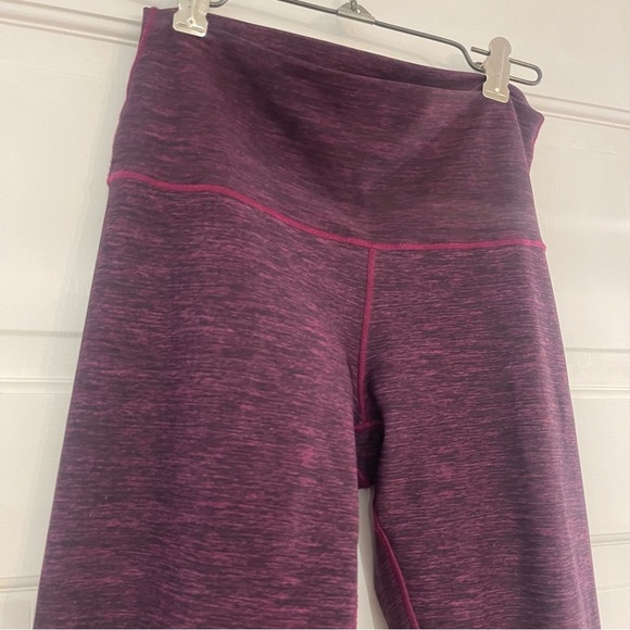 Women's Burgundy Forest Print Leggings - Picture 3 of 5